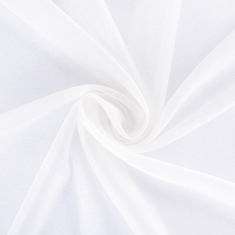 Loopiske White Wedding Arch Draping Fabric 1 Panel 29" ×