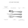 Robert Welch Aston Bright, 7 Piece Cutlery Place Setting. Made