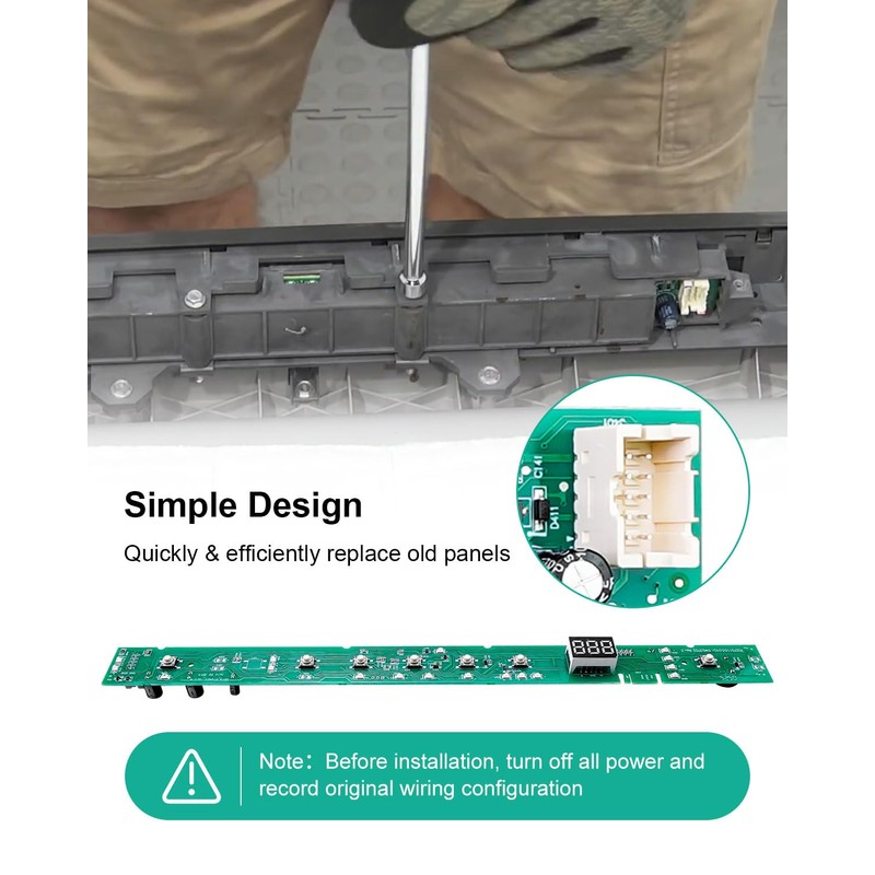 WD21X31910 WD21X23461 User Interface Control Board Fit for GE Dishwasher,