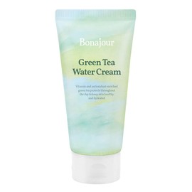 BONAJOUR] Green Tea Water Bomb Vegan Moisturizing Facial Gel Cream for sensitive skin - Anti-Wrinkle & Brightening Care | Daily hydrating Moisturizer 3.38 Fl. oz -