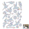 Pack of 48 Prism Window Stickers for Bird Strikes, Suncatcher