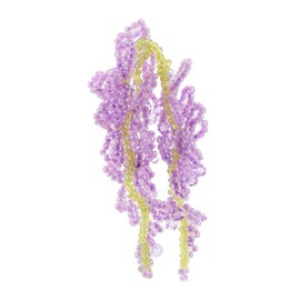 Outanaya DIY Hair Clip Making Kit for Women Floral Charm Wisteria Flower Accessories with Tassel Embellishments Unique Craft Materials for Hair Ornaments and Earrings