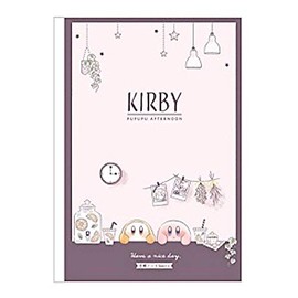 Kamio Japan 161463 Kirby Star B5 Square Notebook, 0.2 inch (5 mm) PUPUPU