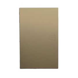 Placa Luxury APL-513 Artlite, Contacto Timbre, Policarbonato + Hierro Galvanizado, 15A, Color Oro, Materiales de Alta Calidad, Skin Feel
