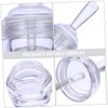 MERRYHAPY 15pcs Honeycomb Lip Gloss Tubes Clear Container Refillable Bottles