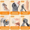 VIREYA Pot Lid Rack Organizer holder for Cabinet Door/Wall With