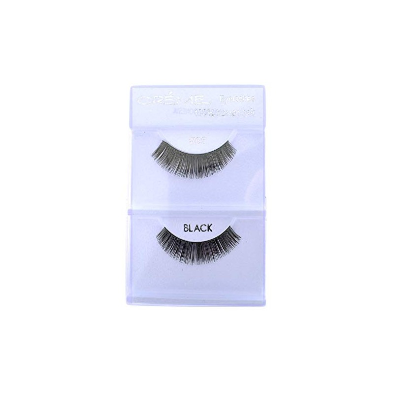 12 Pairs Crème 100% Human Hair Natural False Eyelash Extensions