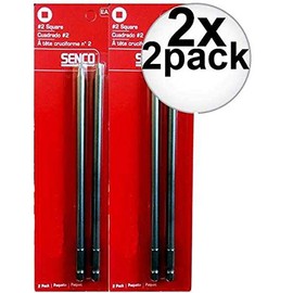 DURASPIN BIT SQ#2X9"2PK