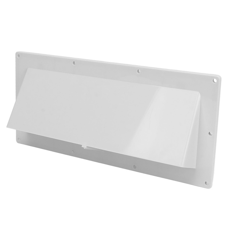 RV Exhaust Vent Cover White Range Hood Sidewall Vent Cover