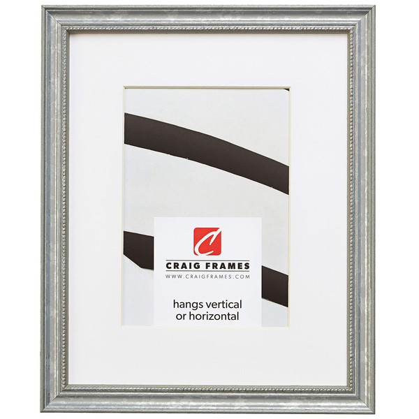 Craig Frames 314SI 8.5 x 11 Inch Ornate Silver Picture