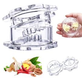 JOLUCE Garlic Twister Ginger Grinder Twisted Mincer Nuts Spices Herbs Ginger Herb Nuts Garlic Manual Hand Kitchen Tools Garlic Herb Nuts for Garlic Press Kitchen Mincer Grinder