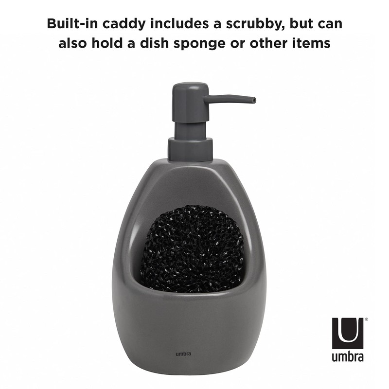 umbra ソープ ディスペンサー セラミック 食器用洗剤 詰め替え ボトル ポンプ キッチン ソープポンプ