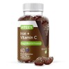 Iron Gummies 20mg + Vitamin C 26mg for Iron Deficiency