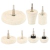 7Pcs Polishing Wheel Set Felt Polishing Buffing Wheel Pad Mop