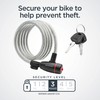 Schwinn Bike Cable Lock with Keys, 6 ft x 12