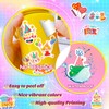 Colorful Birthday Stickers 200 Pcs/Pack - Cakes, Cartoon, Wishes &
