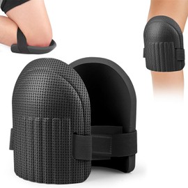 Knee Pads for Construction and Gardening – Lightweight and Durable EVA Foam, Adjustable Straps, Non-Slip, 17x18 cm, Comfortable Protection for Men and Women, Ideal for Work, Yoga, and DIY Pr