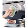 Imported 03 Handle Sponge Brushes, Kitchen Bathroom Cleaning Washing Scrubber