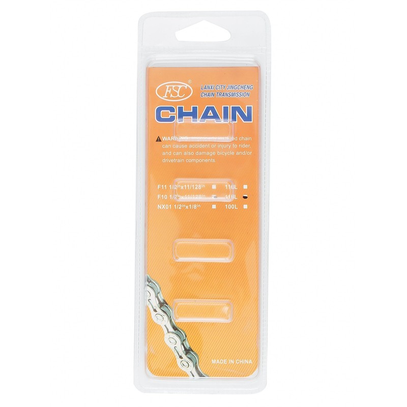 FSC Variable Speed Bicycle Chain, 10-Speed, 20-Speed, 30-Speed Universal, 116L