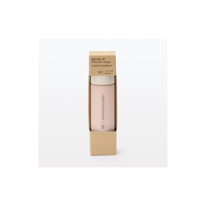 MUJI SPF40 PA++++ OAP42A4S UV Liquid Foundation, Natural, 1.0 fl