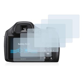 6x Screen Protector for Sony Cyber-shot DSC-H400 Protection Film - Crystal-Clear, Bubble-Free
