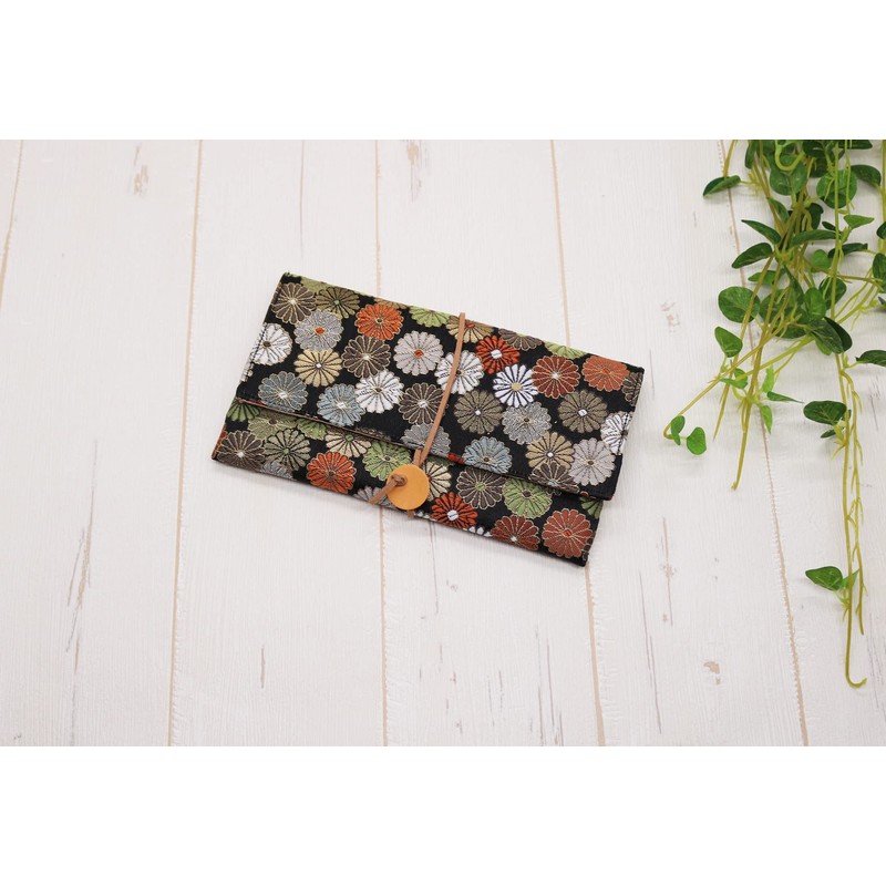 Nishijin Textile Brocade Kaisagi Kaishi Box, Kaisagami Shears, Tea Ceremony,