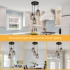 foucasal Pendant Lights Kitchen Island Black Pendant Light Fixtures 3-Light