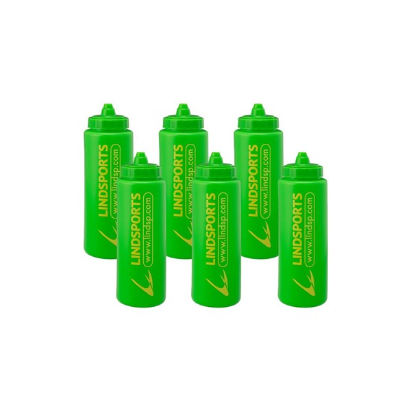 LINDSPORTS Squeeze Bottle, Set of 6, 33.8 fl oz (1,000