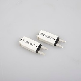 NuIth Manual Reset Mini Fuse Circuit Breakers, E73 (T3) Low Profile ATM Circuit Breaker Blade Fuse DC 28V Resettable Standard Blade Fuses for Car Truck RV Marine (25A 2PCS)