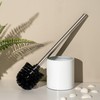 bremermann Toilet Brush Stainless Steel Painted Glass Insert Includes 3x