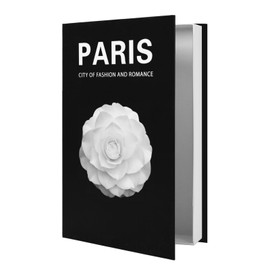 Gwezmxs Decorative Book Box Storage, Fake Books, Dummy Book Storage Box (Black)