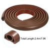 sourcing map 7.9ft Floor Cord Cover PVC Cable Protector 0.3"D