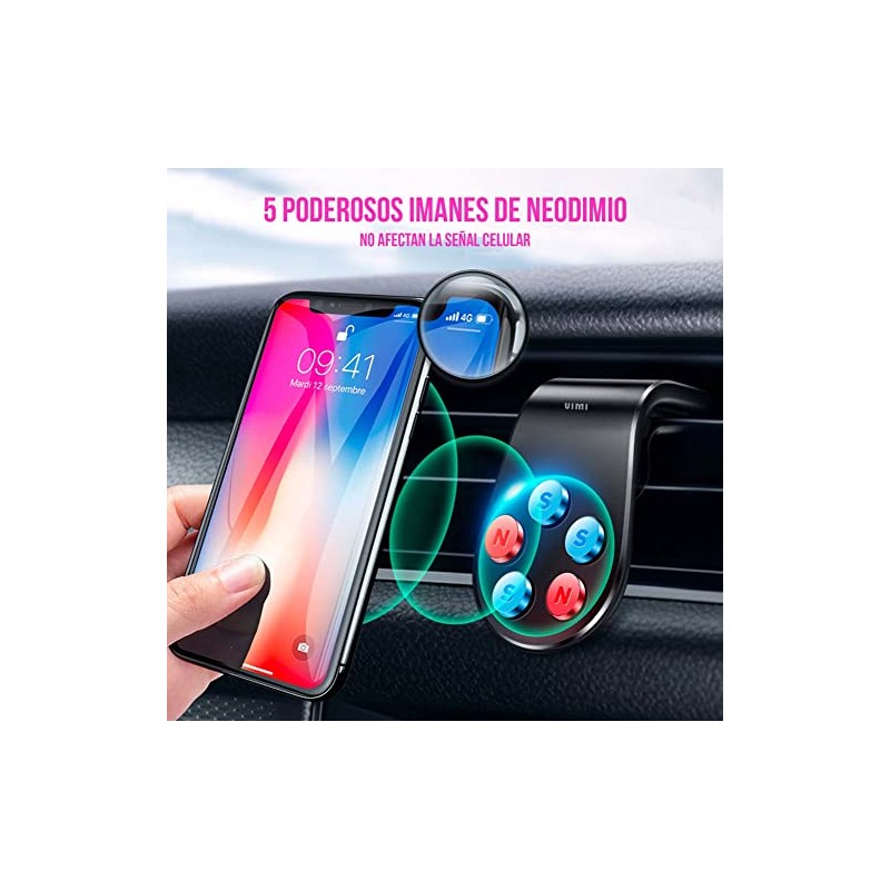 Vimi Soporte De Auto Clip para Celular Magnético con Imán
