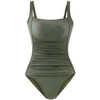 Brosloth Women's Tummy Control Tummy Control One-Piece Swimwear Push Up