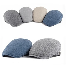 Mskikefly Men's Unisex London Style Simple Breathable Lightweight Solid Color Adjustable UV Protection Stylish Spring Summer All Seasons Father's Day Respect for the Aged Day Present Outdoor Work 55