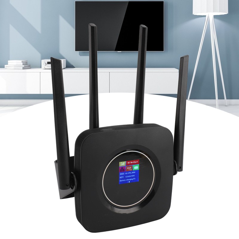 4G LTE CPE WiFi Router with SIM Card Slot 300Mbps
