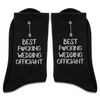 LoaHak Best F*ing Wedding Officiant Socks, Wedding Socks, Officiant Gift.(009