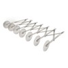 7-Wheel Pastry Cutter, Adjustable Width Multifunctional 7-Wheel Pizza Cutter Flexible