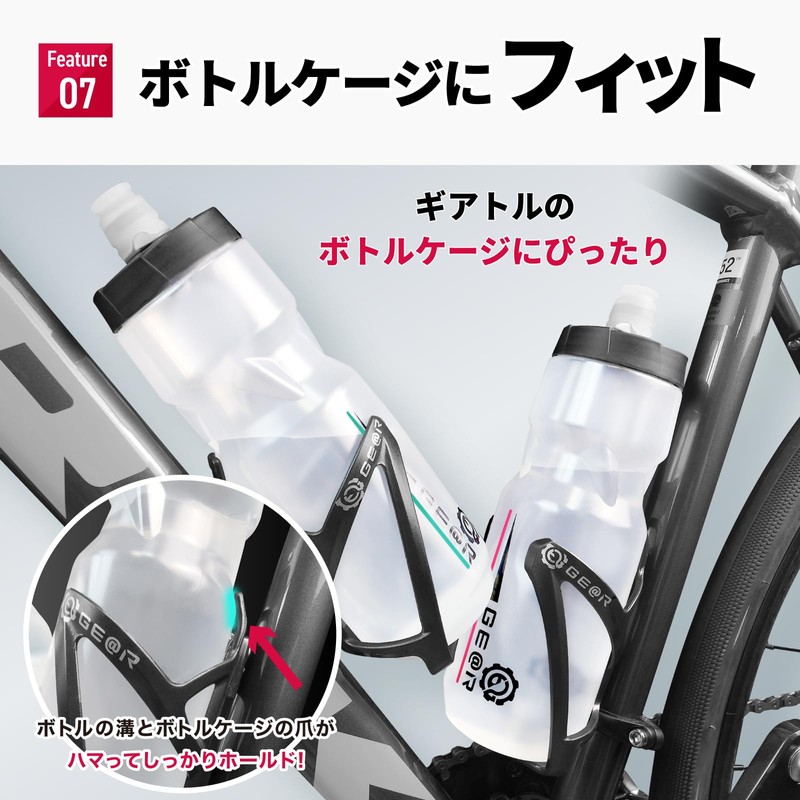 Gidro Clear Cycle Bottle, Clear Cycle Bottle, Clear Bicycle, Bicycle