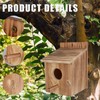 Bird Aviary Outdoor,Birds Houses for Garden,Bird Nesting Box,Wooden Birds House,Budgie