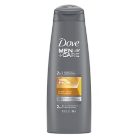 Dove Men+Care Fortifying 2 in 1 Shampoo and Conditioner for Resilient and Thicker Hair Thick and Strong with Caffeine Helps Strengthen Thinning Hair 12 oz