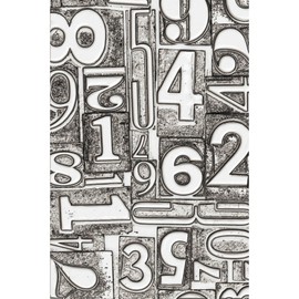 Sizzix Sizzx 3-D Texture Fades Embossing Folder Numbered by Tim Holtz | 665753 | Chapter 3 2022, Paper, Multicoloured, One Size