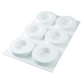 Silikomart The-Ring-65 シリコン型 プラスチックカッター1個付き