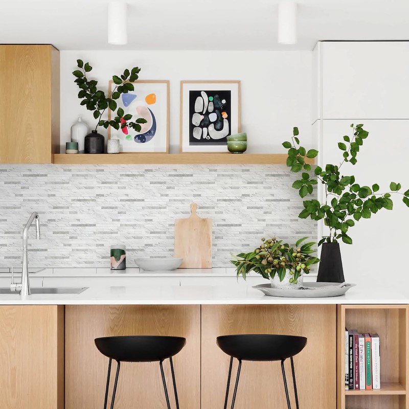 STICKGOO 2 Sheets Peel and Stick Backsplash Tile, Stick on