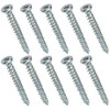 AERZETIX - C48381 - Set of 10 Screw Anchors Concrete