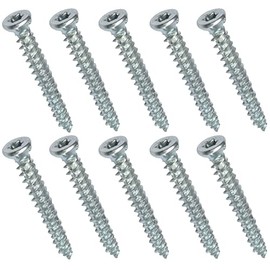 AERZETIX - C48381 - Set of 10 Screw Anchors Concrete Screws Anchor Screws Direct for Concrete Diameter 7.5 x 62 mm Countersunk Head Conical - with Imprint Star T30 - Direct Attachment without Dowels