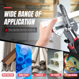 Yoofullki Miter Shear & Cutting Tool - 45-135° Adjustable Angle with 10 Sharp Blades for Woodworking, DIY Projects, Home Repairs | Durable Design, Rust-Resistant, Easy to Use