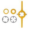 6Pcs Tap Die Set NPT 1/2in 3/4in 1in Alloy Steel