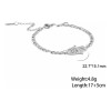 COLIBRI ALEGRE Pulsera Mano De Fátima Plateada