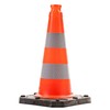 UvV® Bigfoot Traffic Cone 50 cm Pylons (HD-PE, Hard) Red